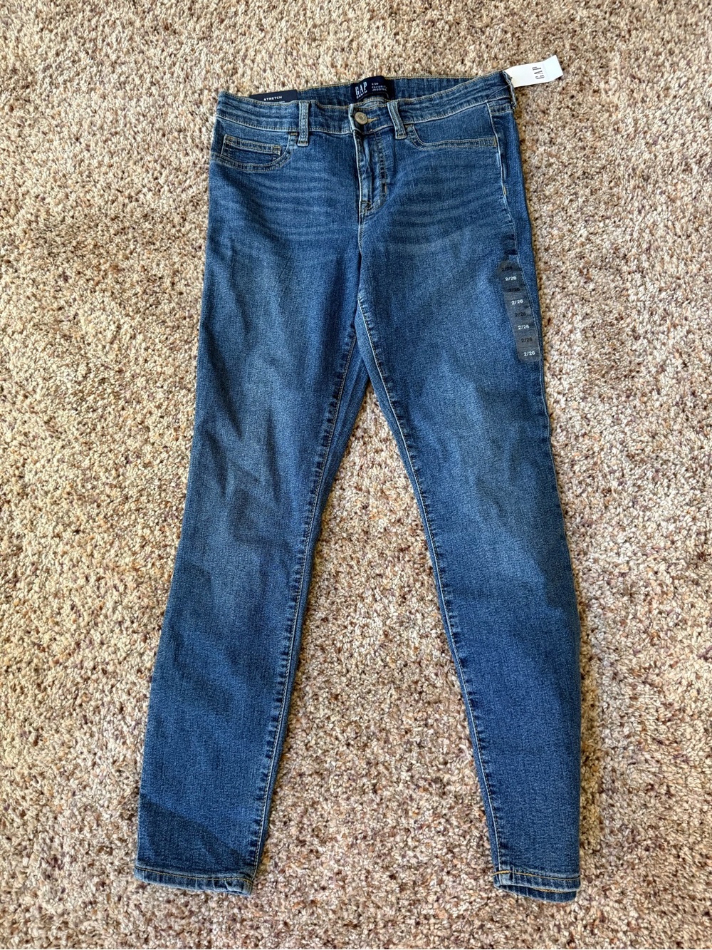 GAP Women's Dark Blue Skinny Jeans